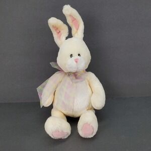 Gund Roly Plush Bunny Rabbit Cream White Soft Stuffed Animal Easter 36264 12 in